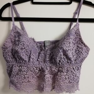 2 Bralette! Turquoise and lilac.